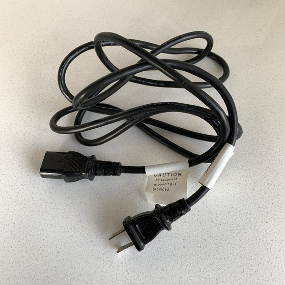 IEC C13 Socket To NEMA 1-15P Wall Plug 2-Prong AC Power Cord - Picture 2 of 2